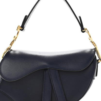 Christian Dior Calfskin Mini Saddle Bag Blue 7 of 9