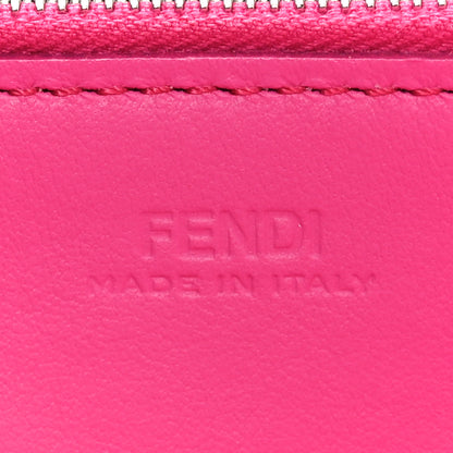 Fendi Cuoio Romano Vitello Grace Selleria Peekaboo Continental Wallet Geranio 5 of 10
