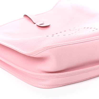 Hermes Taurillon Clemence Evelyne III GM Rose Sakura 8 of 9