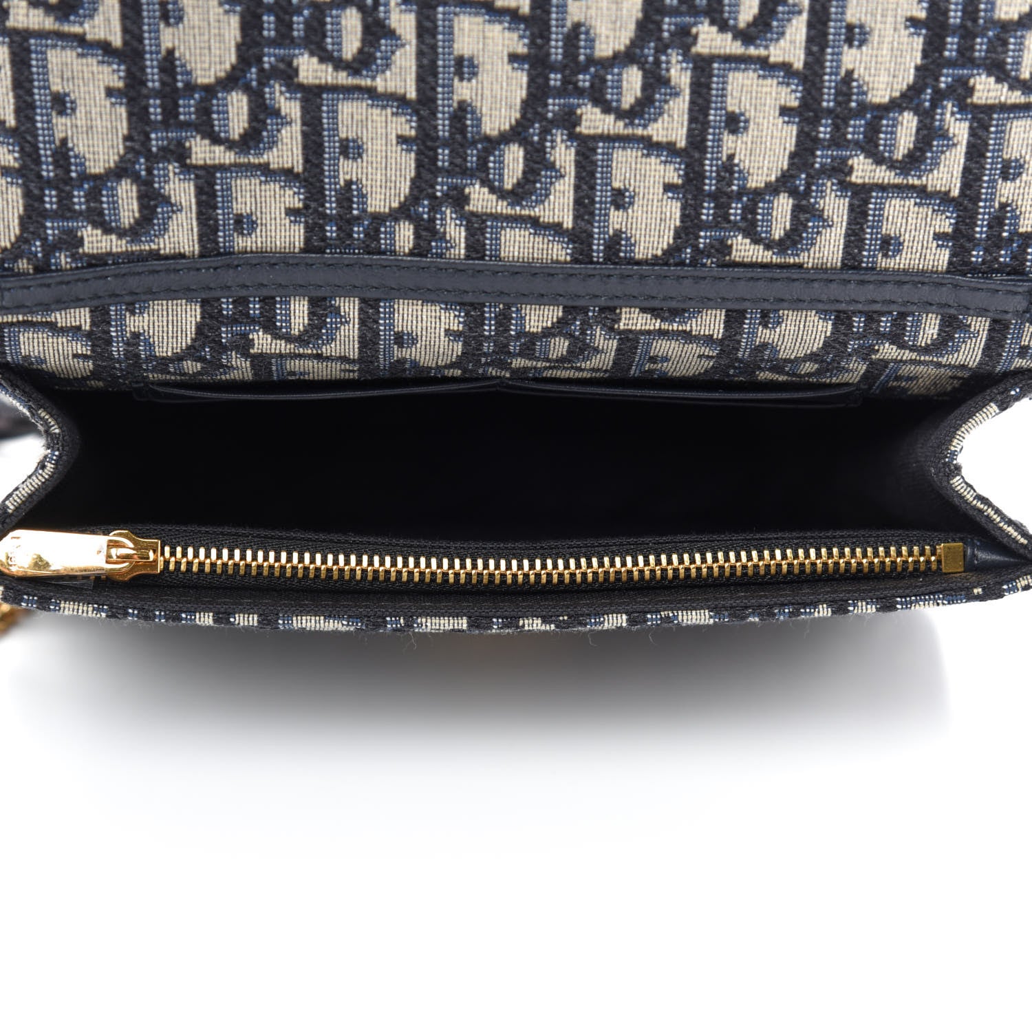 Christian Dior Oblique 30 Montaigne 2-In-1 Pouch Blue 6 of 10