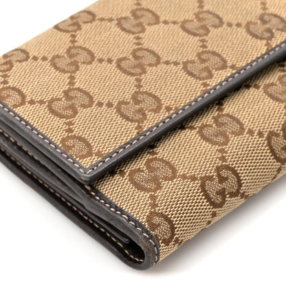 Gucci Monogram Lovely Heart Continental Wallet Brown 10 of 13