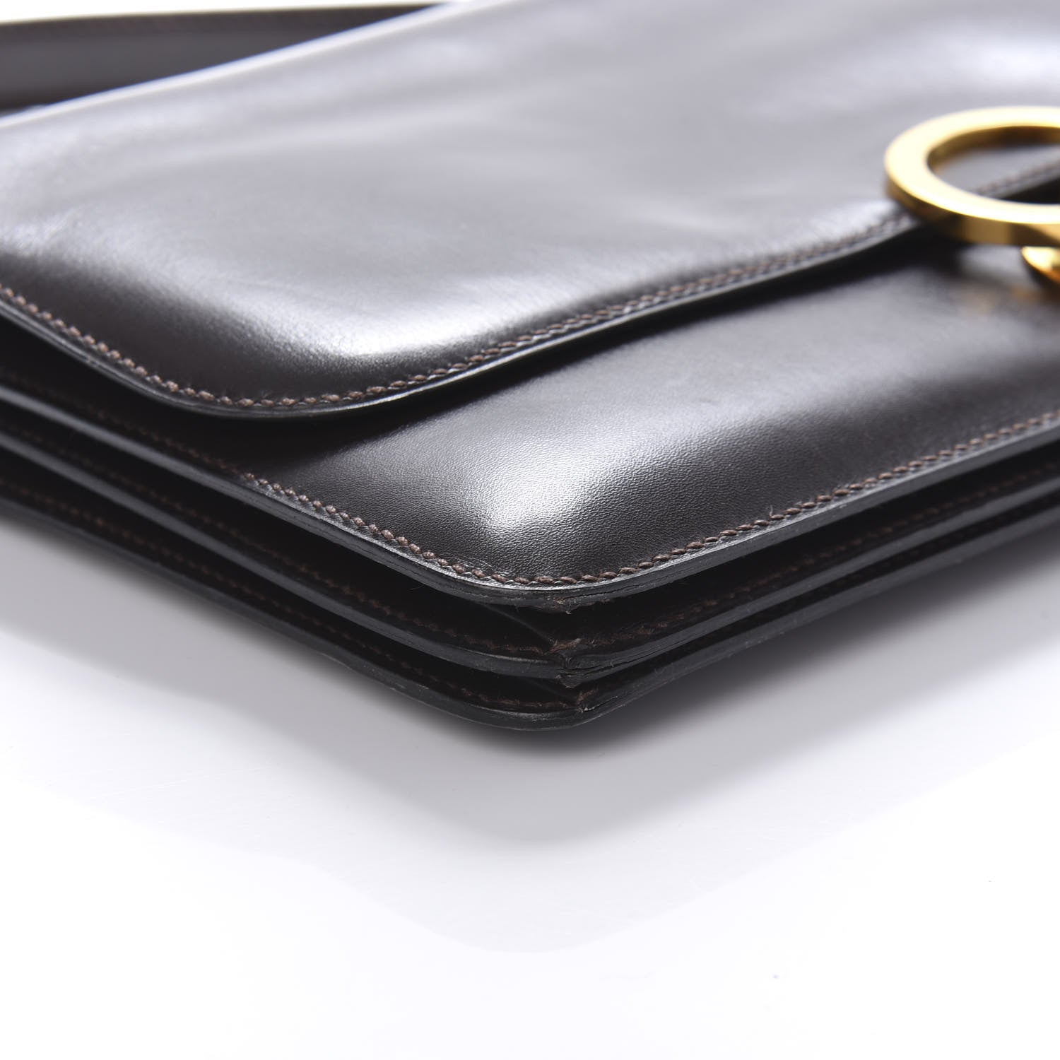 Hermes Box Sac Boutonniere Chocolate 6 of 11