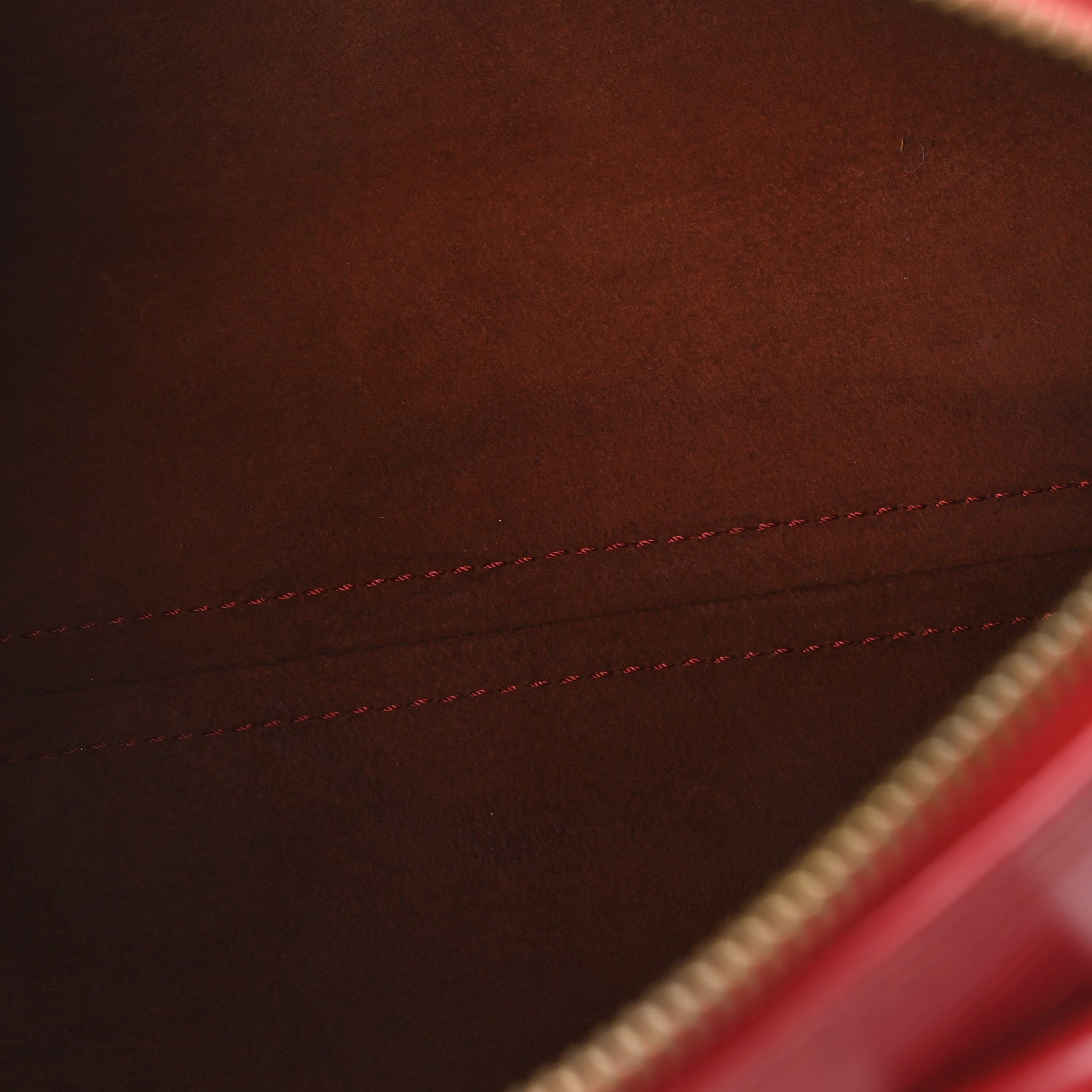 Louis Vuitton Epi Speedy 25 Castillan Red 5 of 10