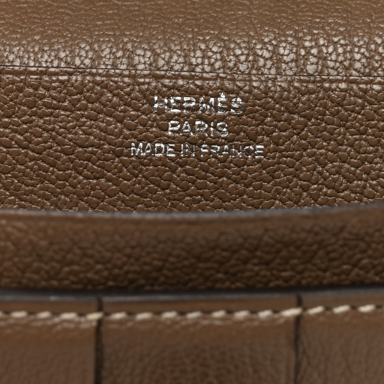 Hermes Epsom Bearn Gusset Wallet Etoupe 6 of 12