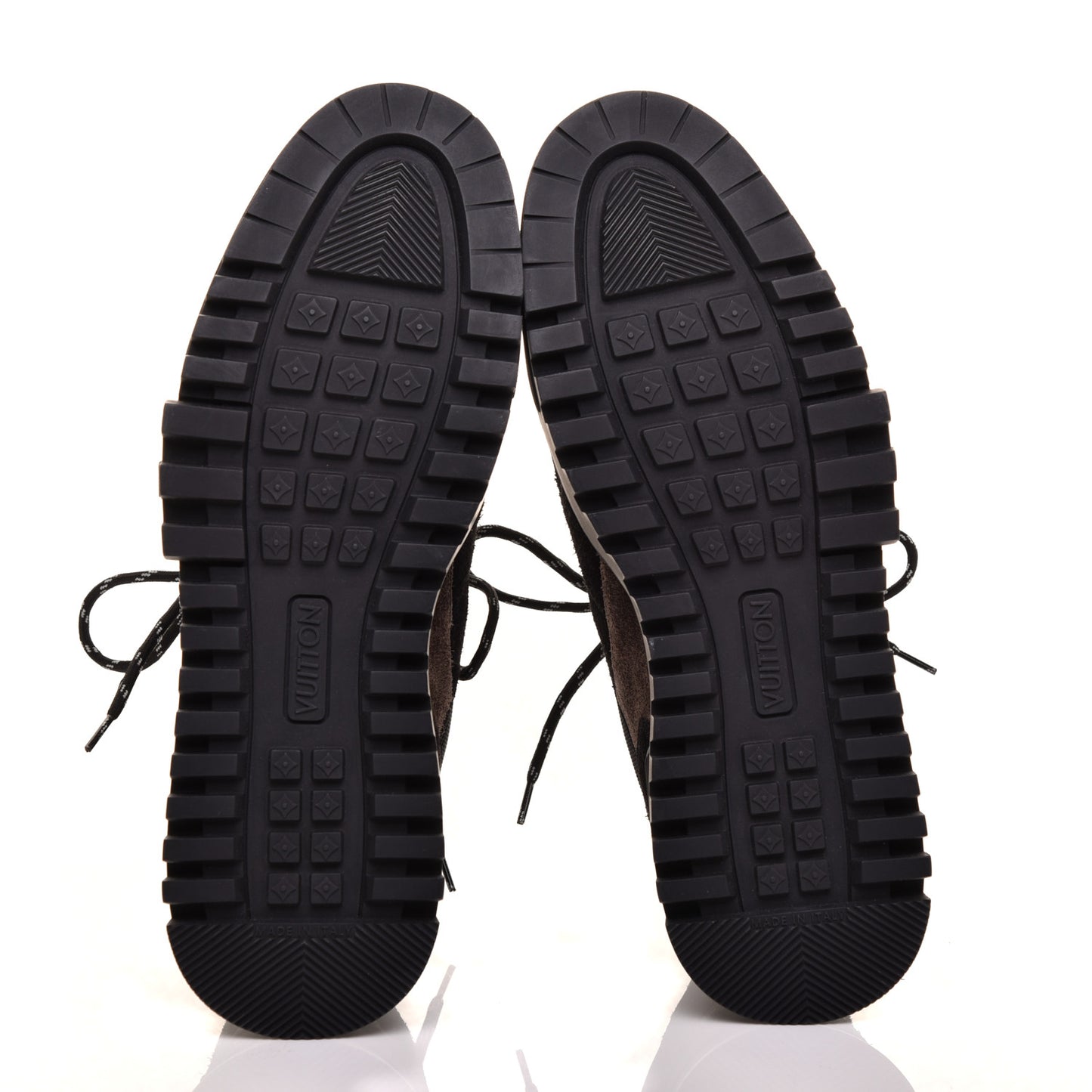 Nubuck Suede Technical Nylon Mens LV Hiking Sneakers 8.5 Black