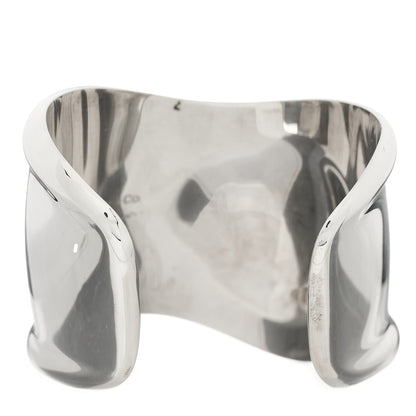 Tiffany Sterling Silver Medium Elsa Peretti Right Wrist Bone Cuff Bracelet 3 of 4