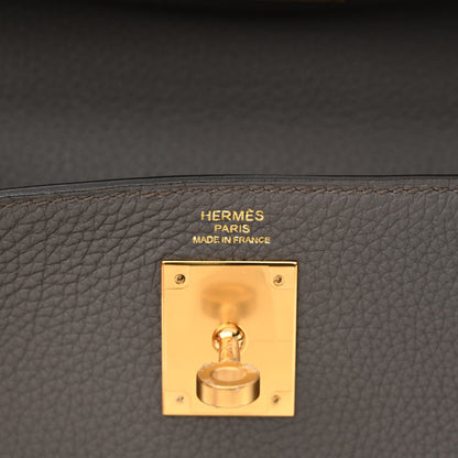 Hermes Togo Kelly Retourne 28 Etain 6 of 11