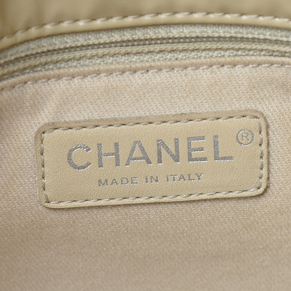 Chanel Vinyl Quilted Large In The Business Tote Beige 6 of 20