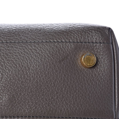 Tom Ford Grained Calfskin Alix Padlock Zip Tote Graphite 12 of 12