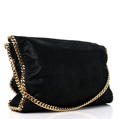 Stella McCartney Shaggy Deer Falabella Fold Over Tote Black 3 of 9