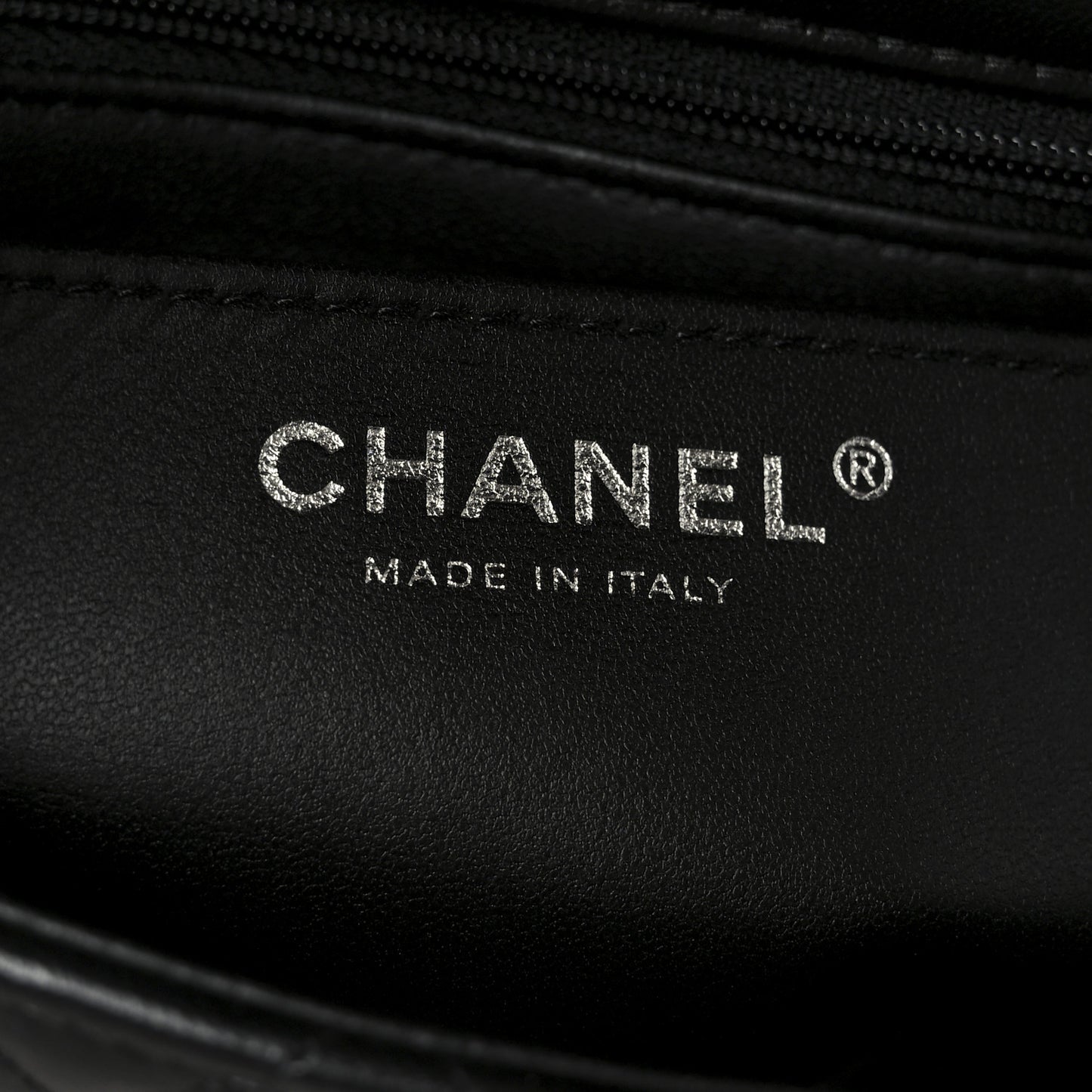 Lambskin Quilted Mini Top Handle Rectangular Flap So Black So Black