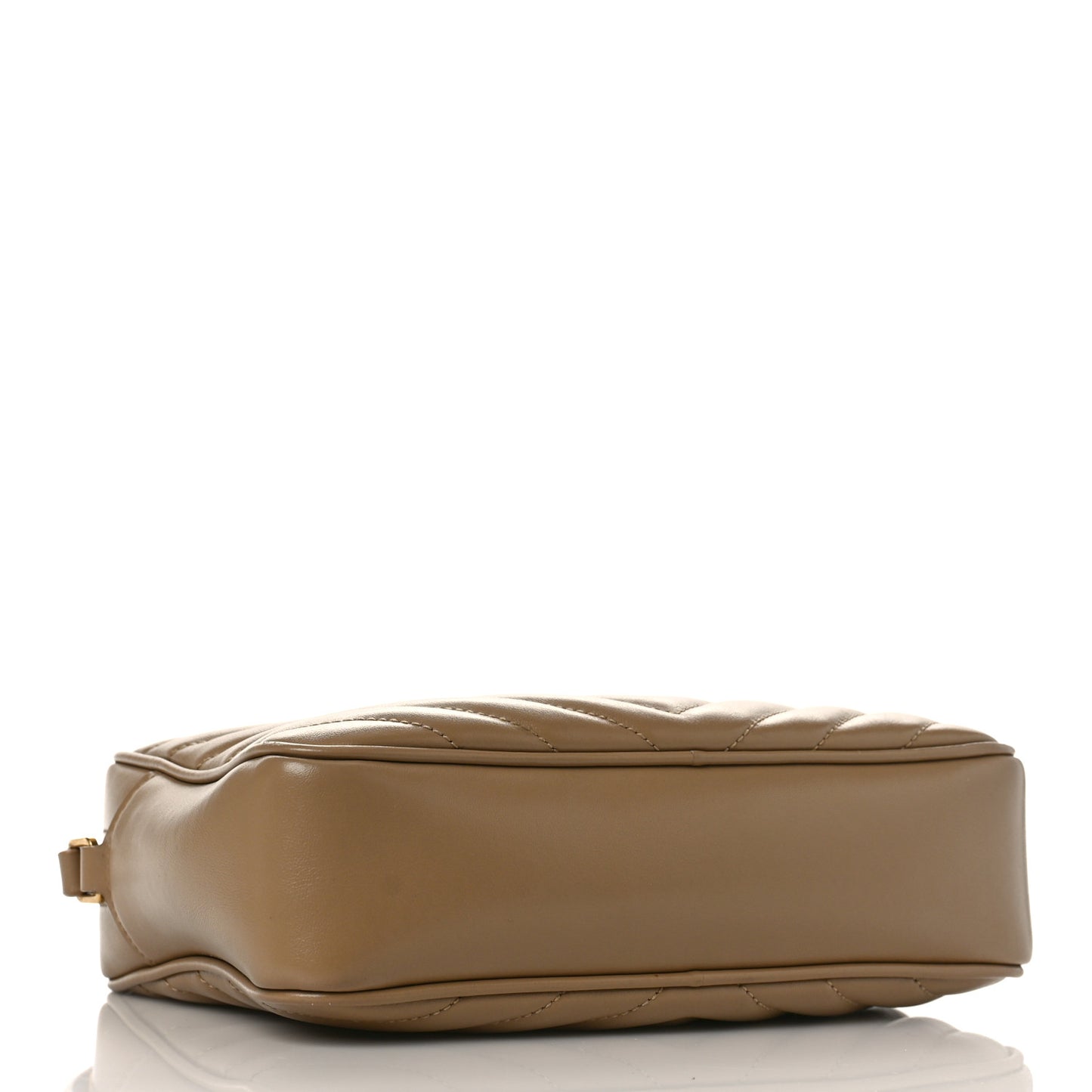 Calfskin Matelasse Monogram Lou Camera Bag Dark Beige