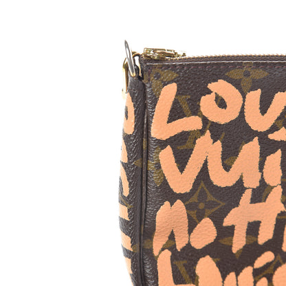 Louis Vuitton Monogram Graffiti Pochette Accessories Peach 15 of 16