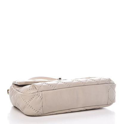 Chanel Calfskin Quilted Retro Chain Flap Beige 4 of 7