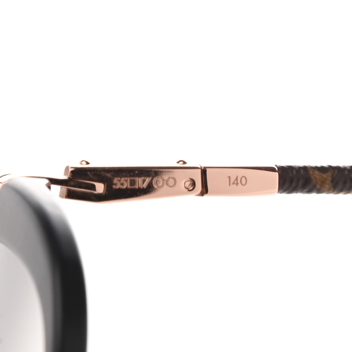 Monogram Acetate Charlotte Sunglasses Z0781W Black