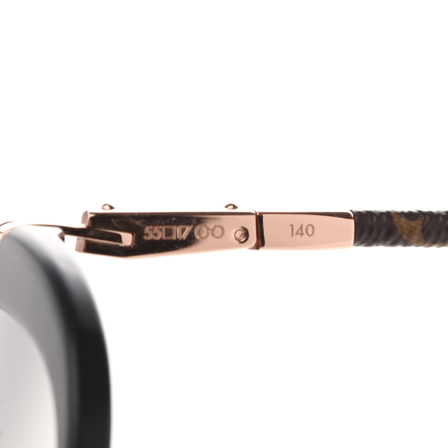 Louis Vuitton Monogram Acetate Charlotte Sunglasses Z0781W Black 8 of 11