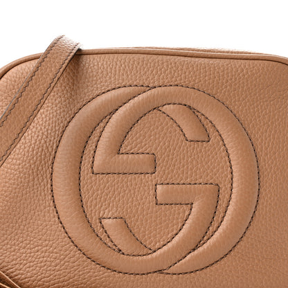 Gucci Pebbled Calfskin Small Soho Disco Bag Rose Beige 8 of 10