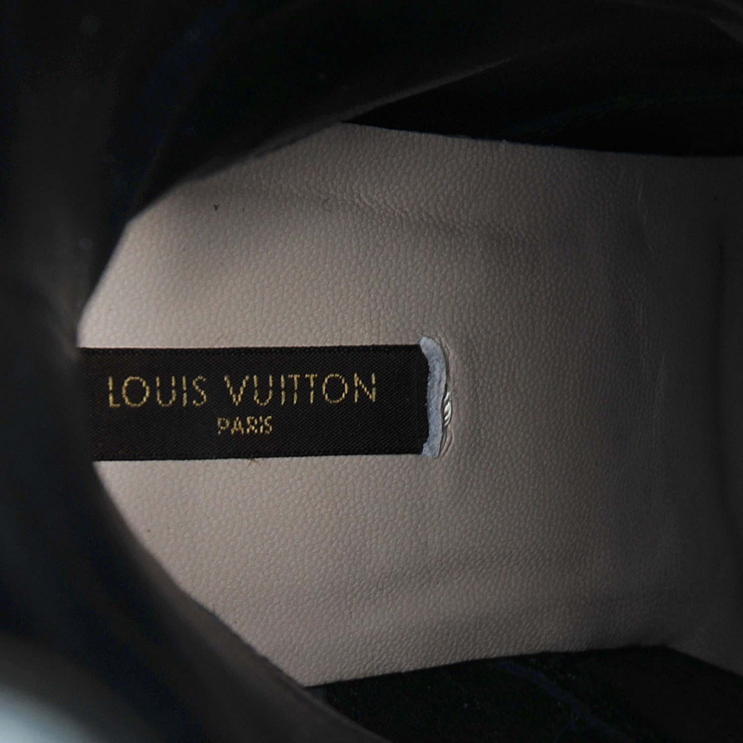 Louis Vuitton Suede Patent Leather Cancan High Boots Black 41 7 of 7