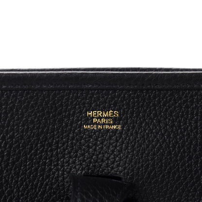 Hermes Taurillon Clemence Evelyne III PM Black 8 of 11