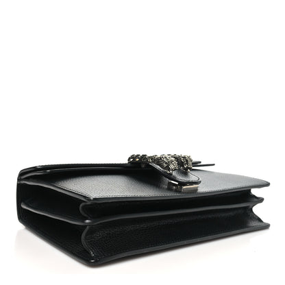 Gucci Pebbled Calfskin Small Dionysus Shoulder Bag Black 3 of 9