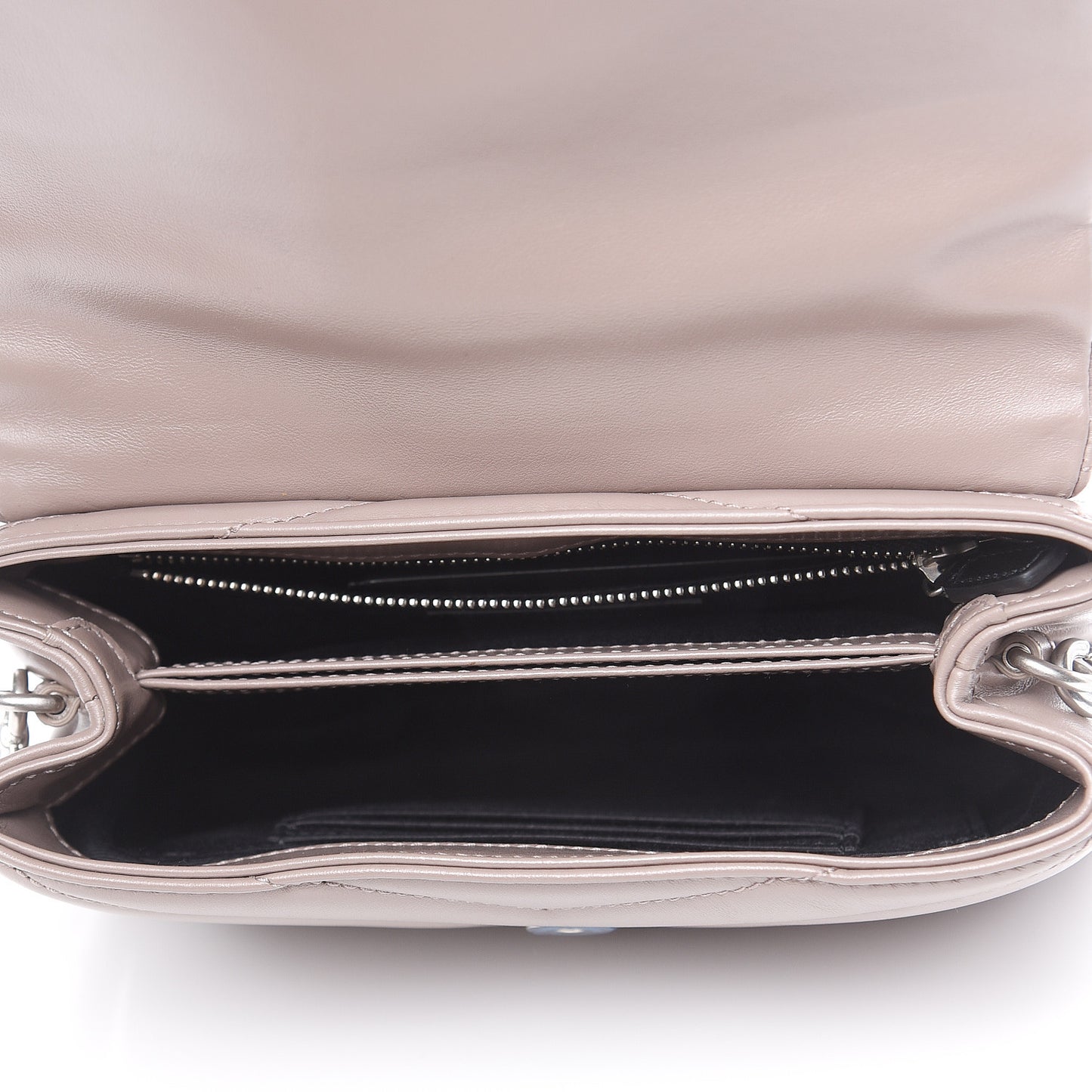 Calfskin Y Quilted Toy Loulou Monogram Satchel Nude Powder
