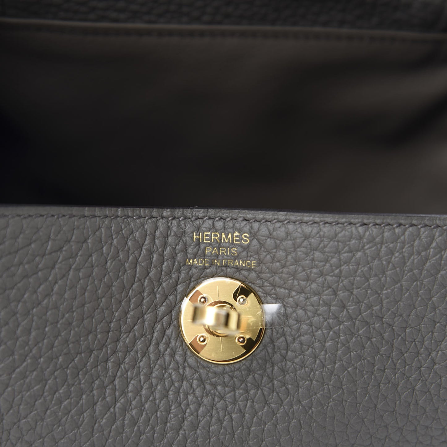 Taurillon Clemence Mini Lindy 20 Etain