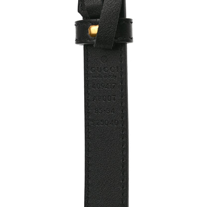 Gucci Calfskin Double G 20mm Belt 85 34 Black 3 of 5