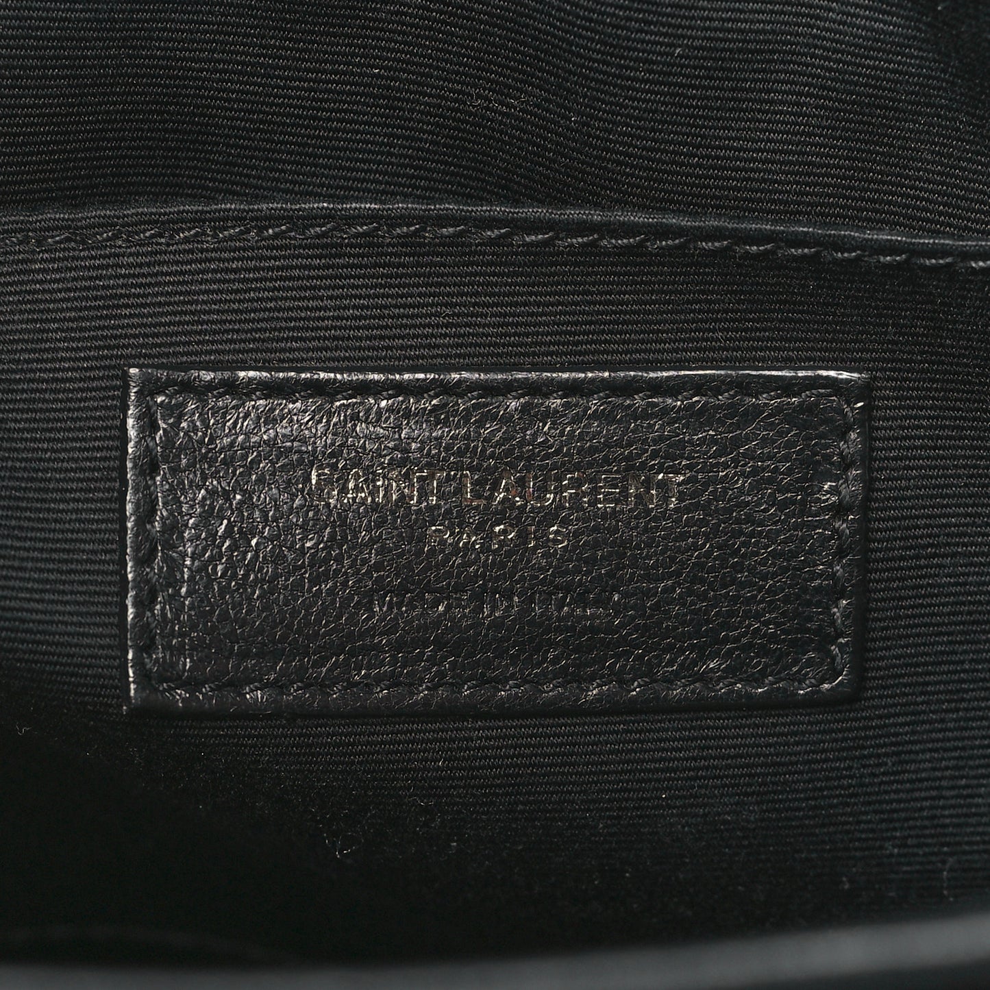Calfskin Matelasse Monogram Monochrome Lou Camera Bag Black