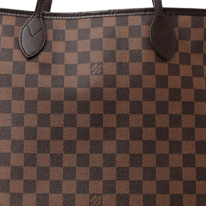 Louis Vuitton Damier Ebene Neo Neverfull MM Rose Ballerine 8 of 14