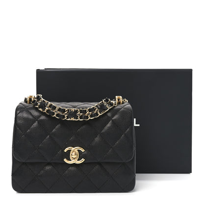 Chanel Caviar Quilted Mini Coco First Flap Black 11 of 11