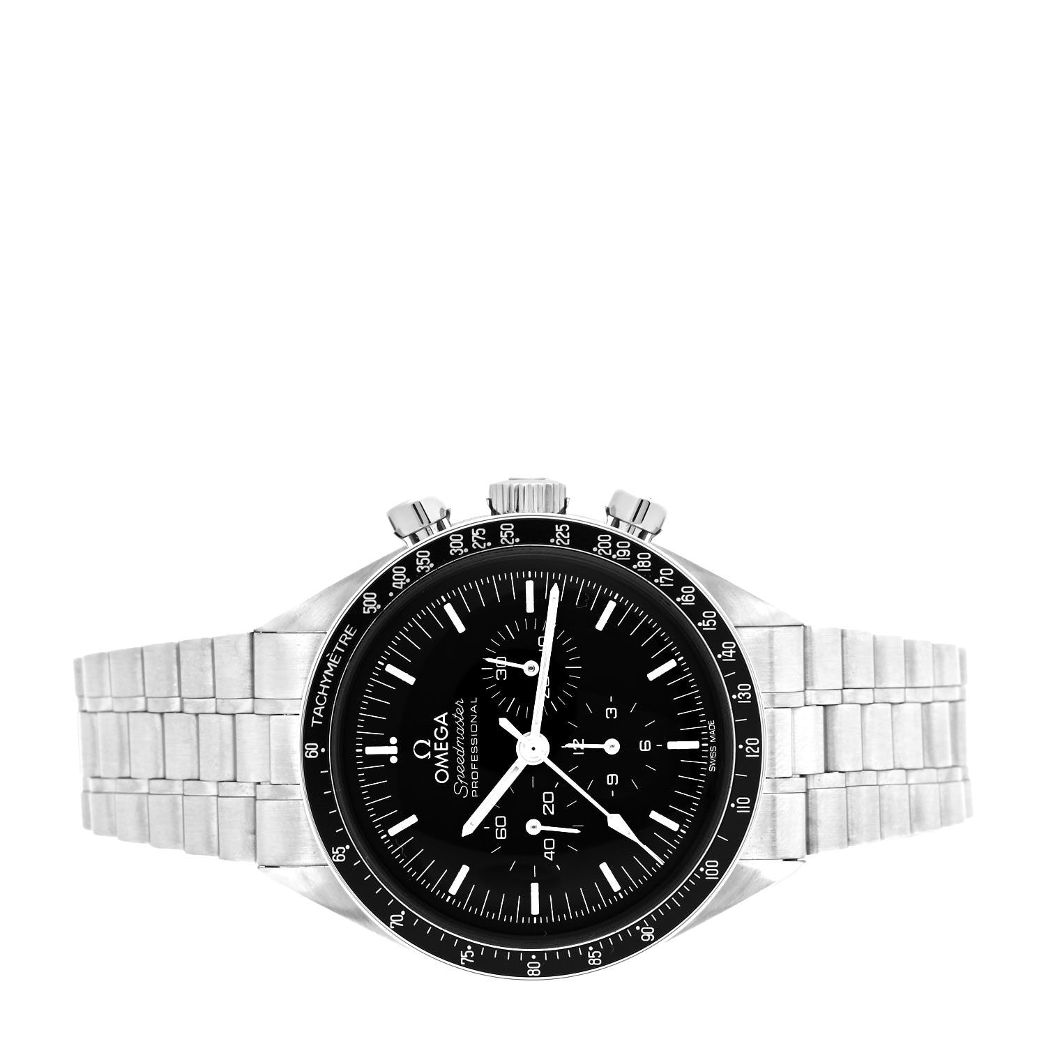 Omega Stainless Steel 42mm Speedmaster Moonwatch Professional Chronograph Manual Winding Watch Black 310.30.42.50.01.001 2 of 5