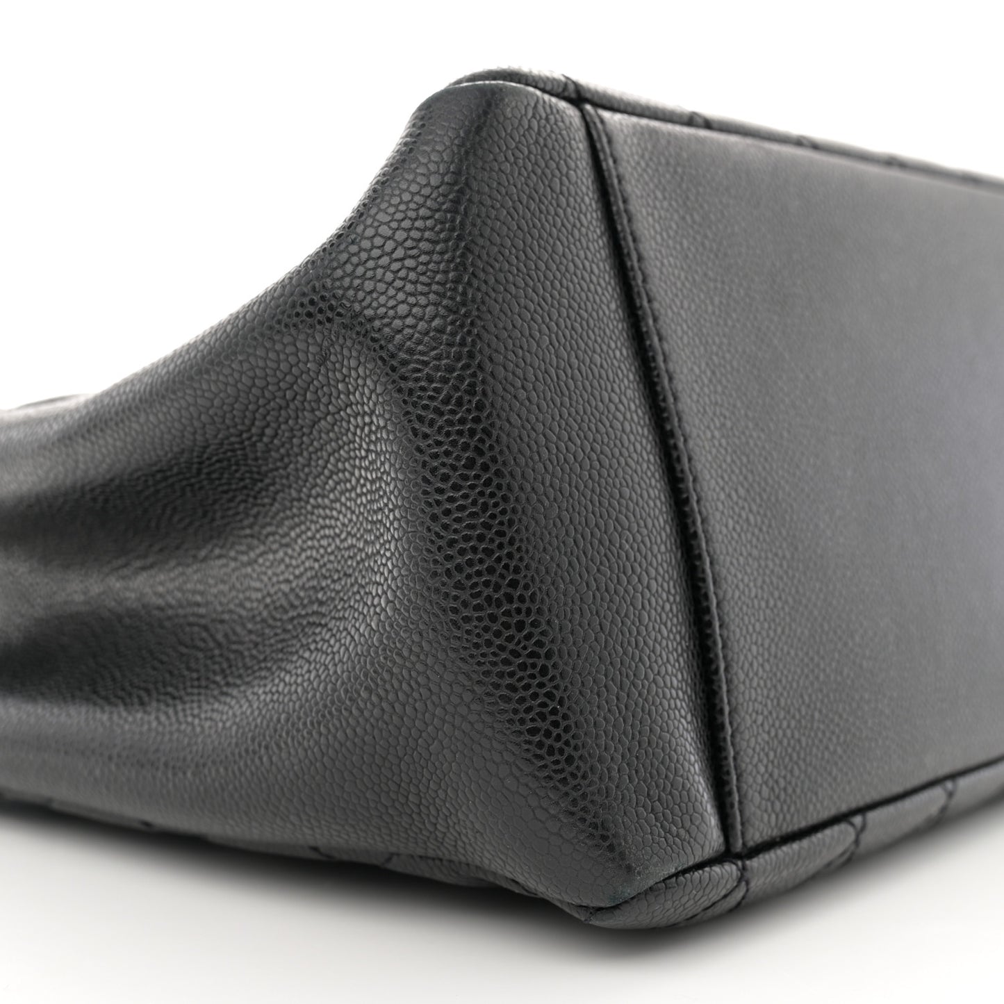 Caviar Quilted Grand Shopping Tote GST Black