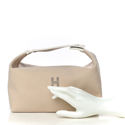 Hermes Canvas Large Bride-A-Brac Pouch Natural 2 of 9