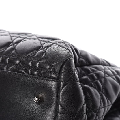 Christian Dior Lambskin Cannage Large Dior Soft Shopping Tote Black 12 of 15