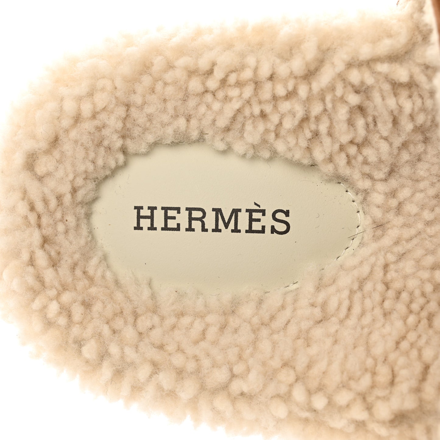 Suede Goatskin Woolskin Womens Chypre Sandals 40 Naturel Ecru