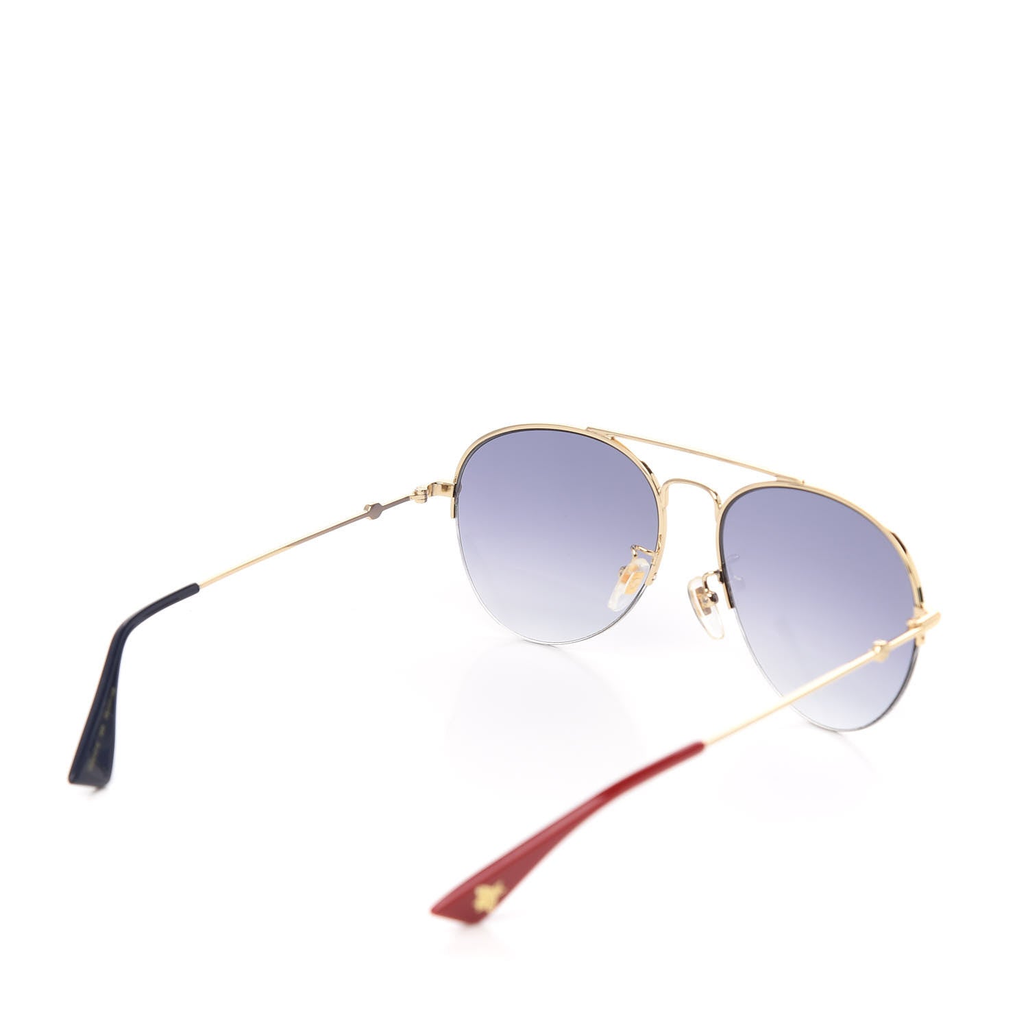 Gucci Aviator Sunglasses GG0107/S Red Blue 4 of 7