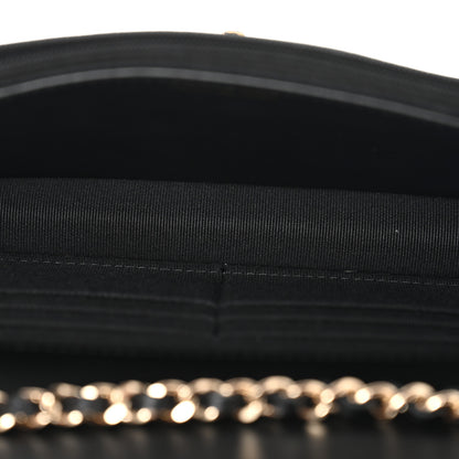Chanel Lambskin Quilted Resin CC Mini Flap Bag Black White 5 of 11