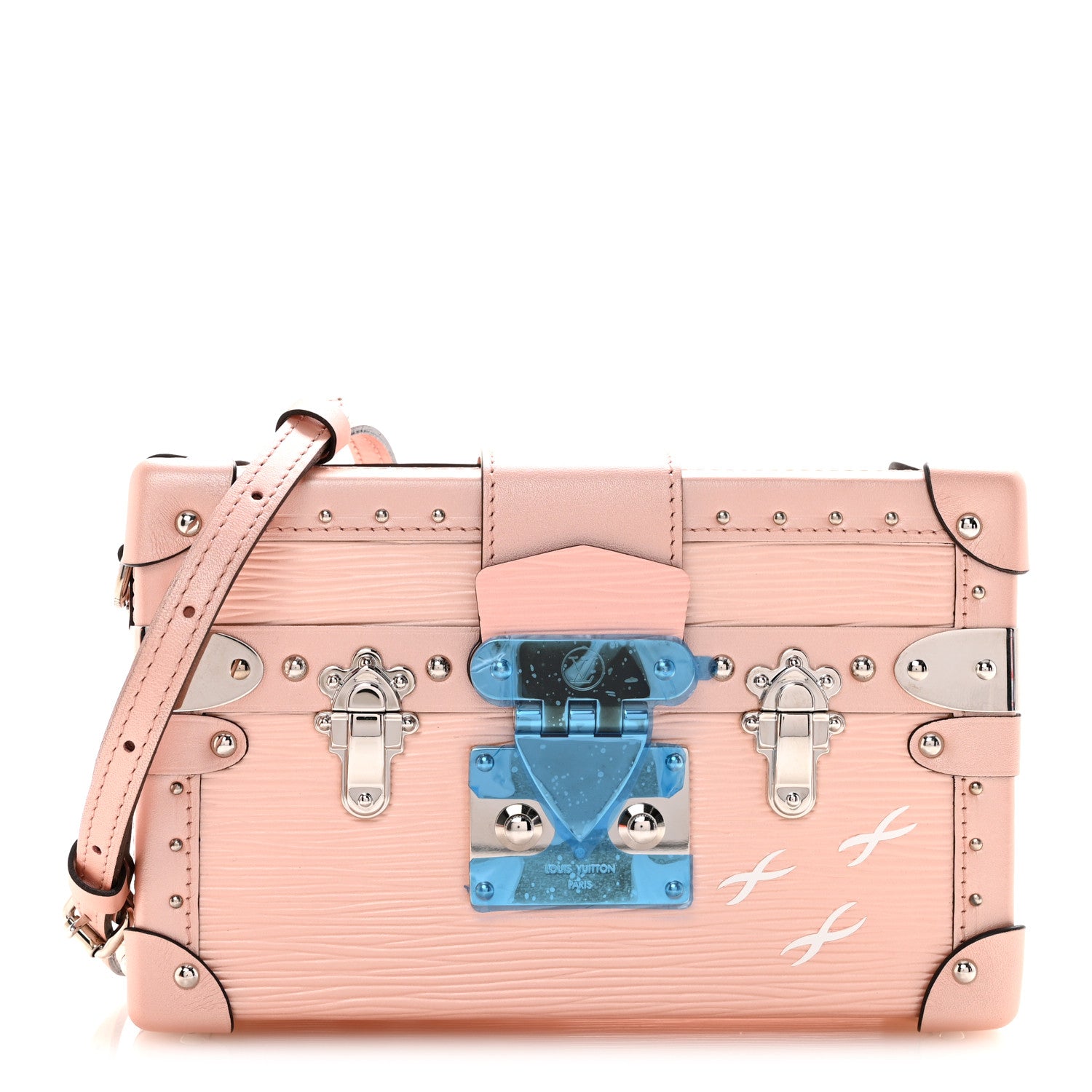 Louis Vuitton Epi Petite Malle Rose Nacre 1 of 9