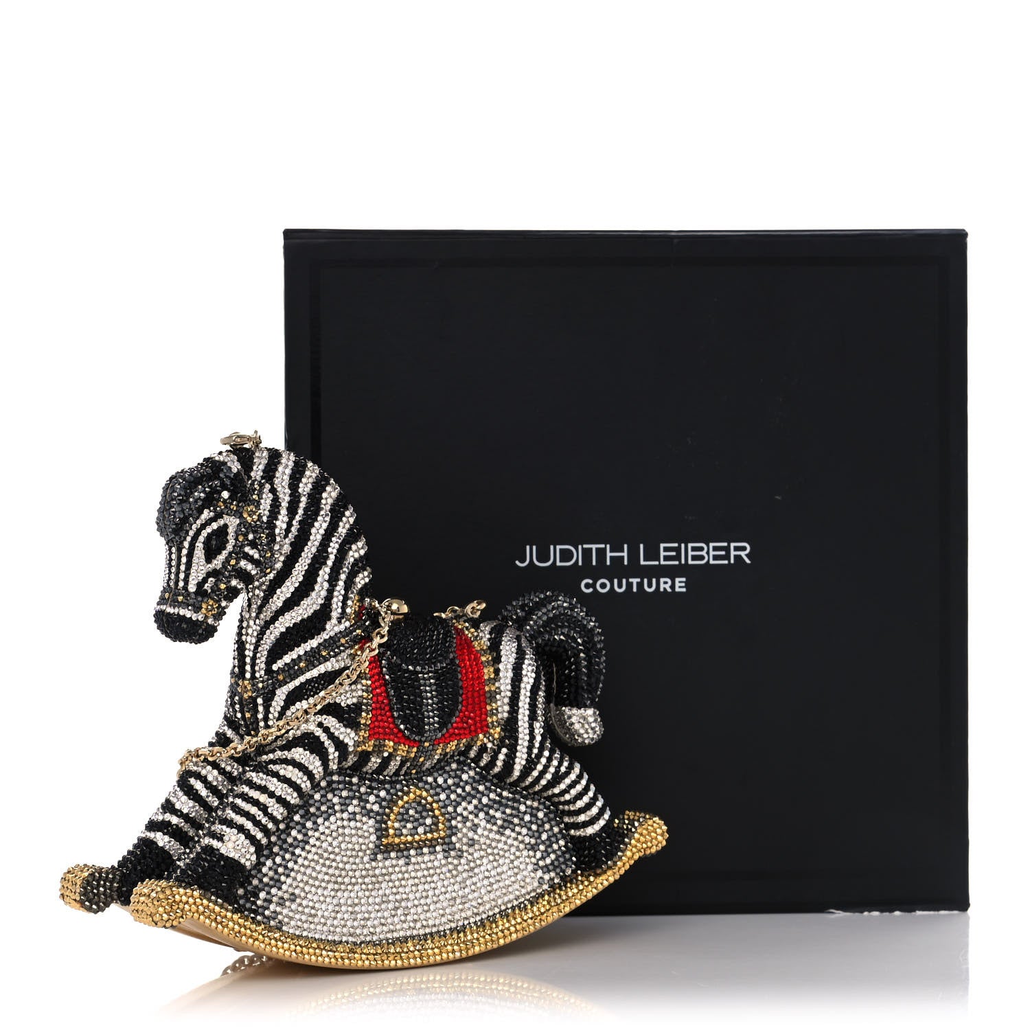 Judith Leiber Crystal Rocking Horse Toby Minaudiere Clutch Multicolor 13 of 13