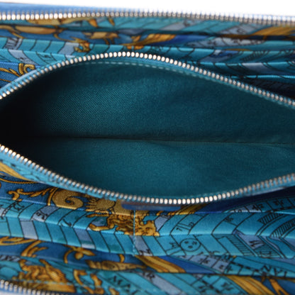 Hermes Epsom Silk'In Wallet Mykonos 8 of 9