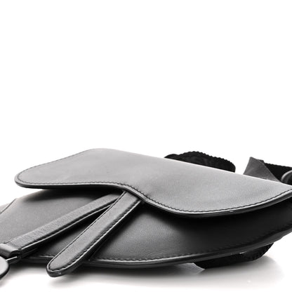 Christian Dior Ultra Matte Calfskin Saddle Belt Bag Black 8 of 9