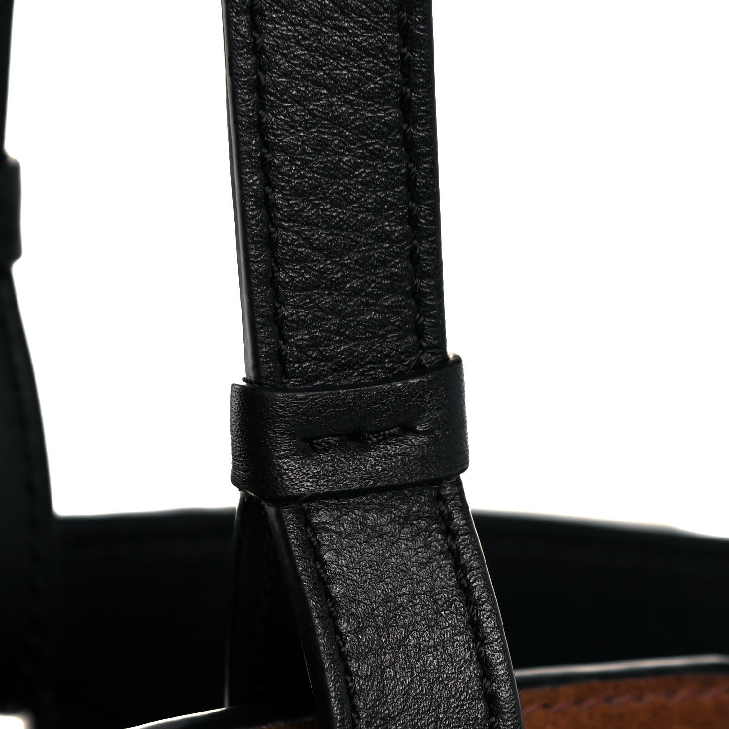 Loewe Suede Calfskin Anagram Tote Brown 13 of 15