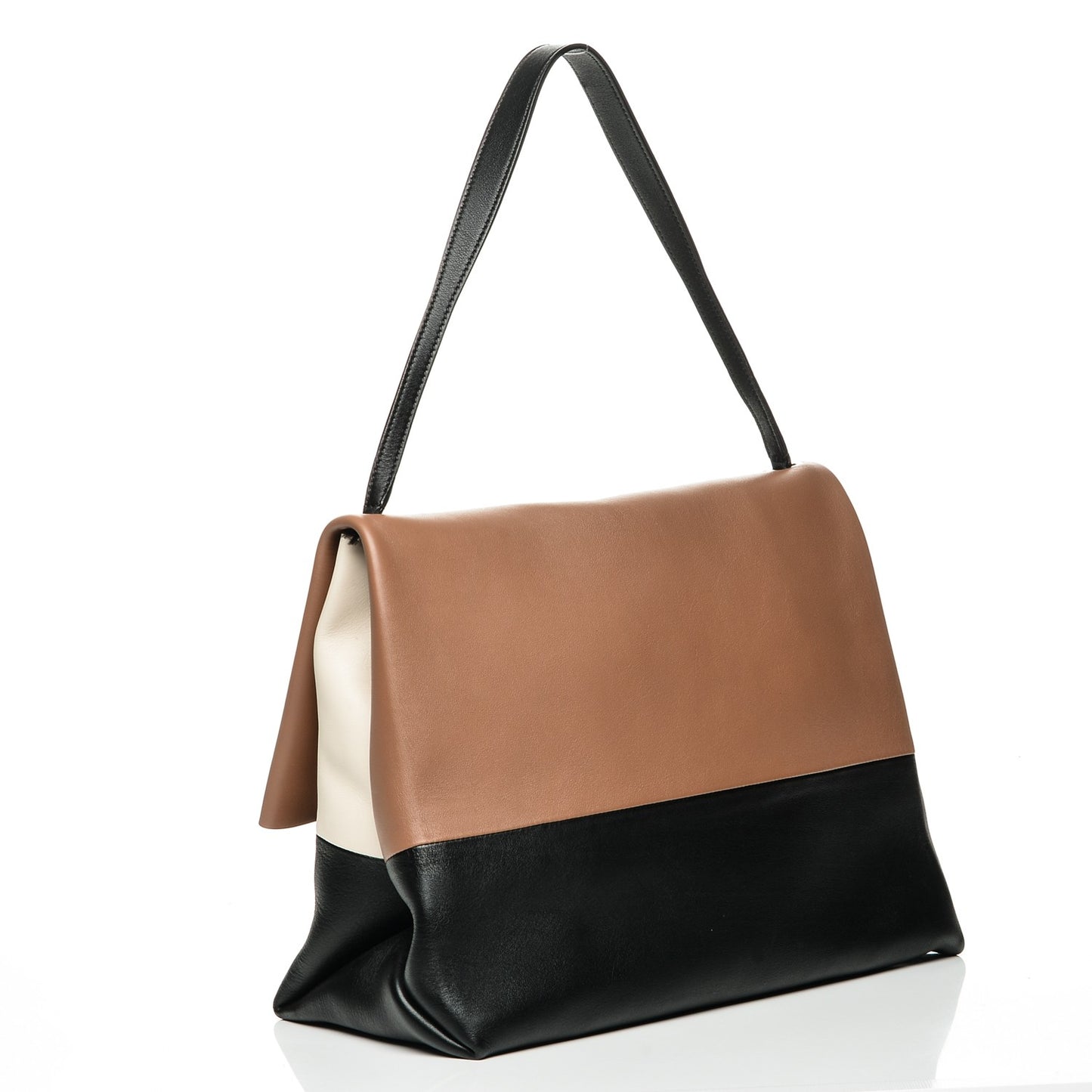 Calfskin All Soft Shoulder Bag Tan