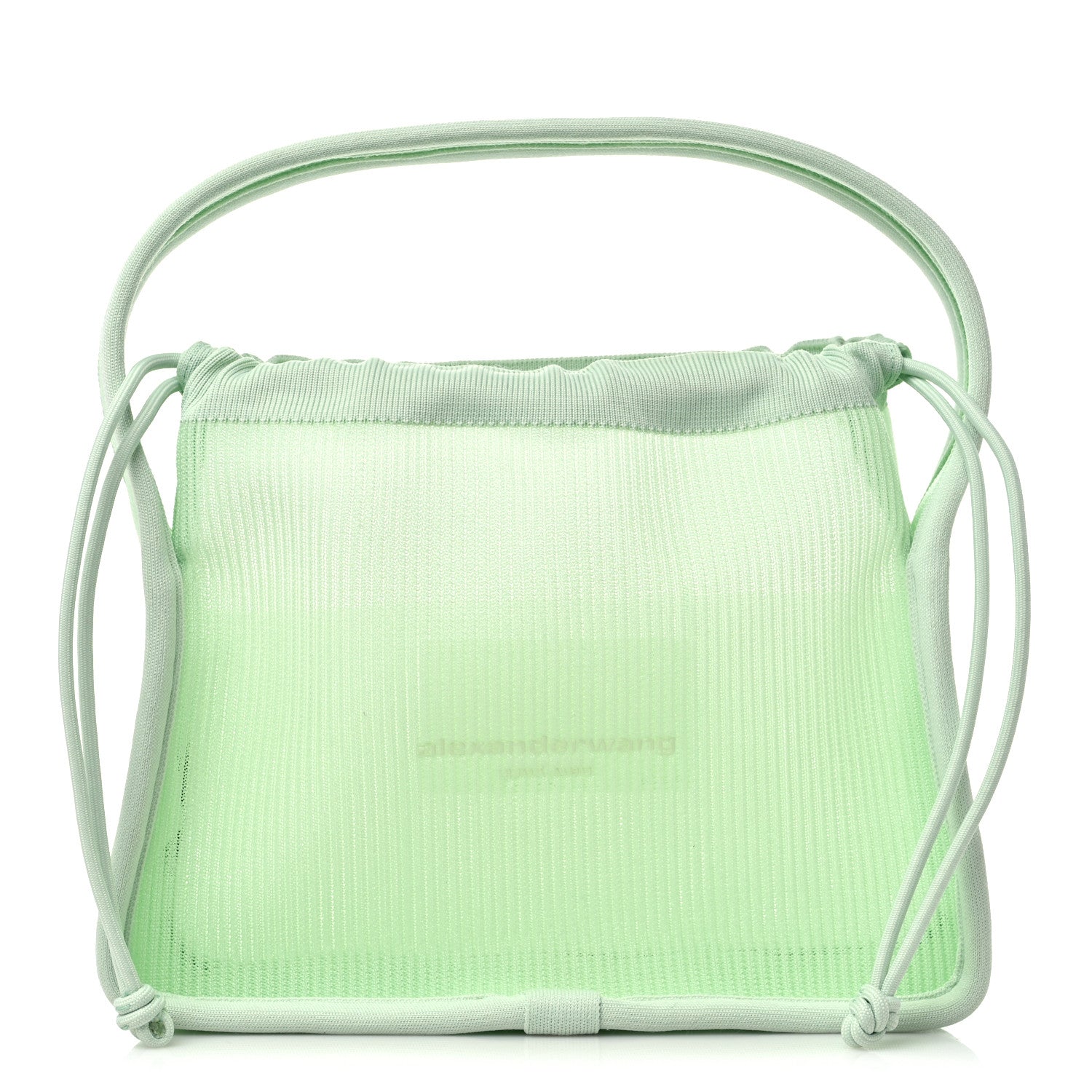 Alexander Wang Ribbed Knit Small Ryan Bag Absinthe 1 of 8
