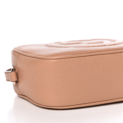 Gucci Pebbled Calfskin Small Soho Disco Bag Camelia 8 of 10