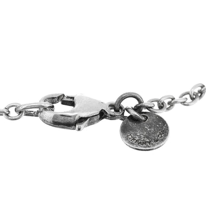 Tiffany Sterling Silver Barrel Bead Station Chain Bracelet 3 of 4