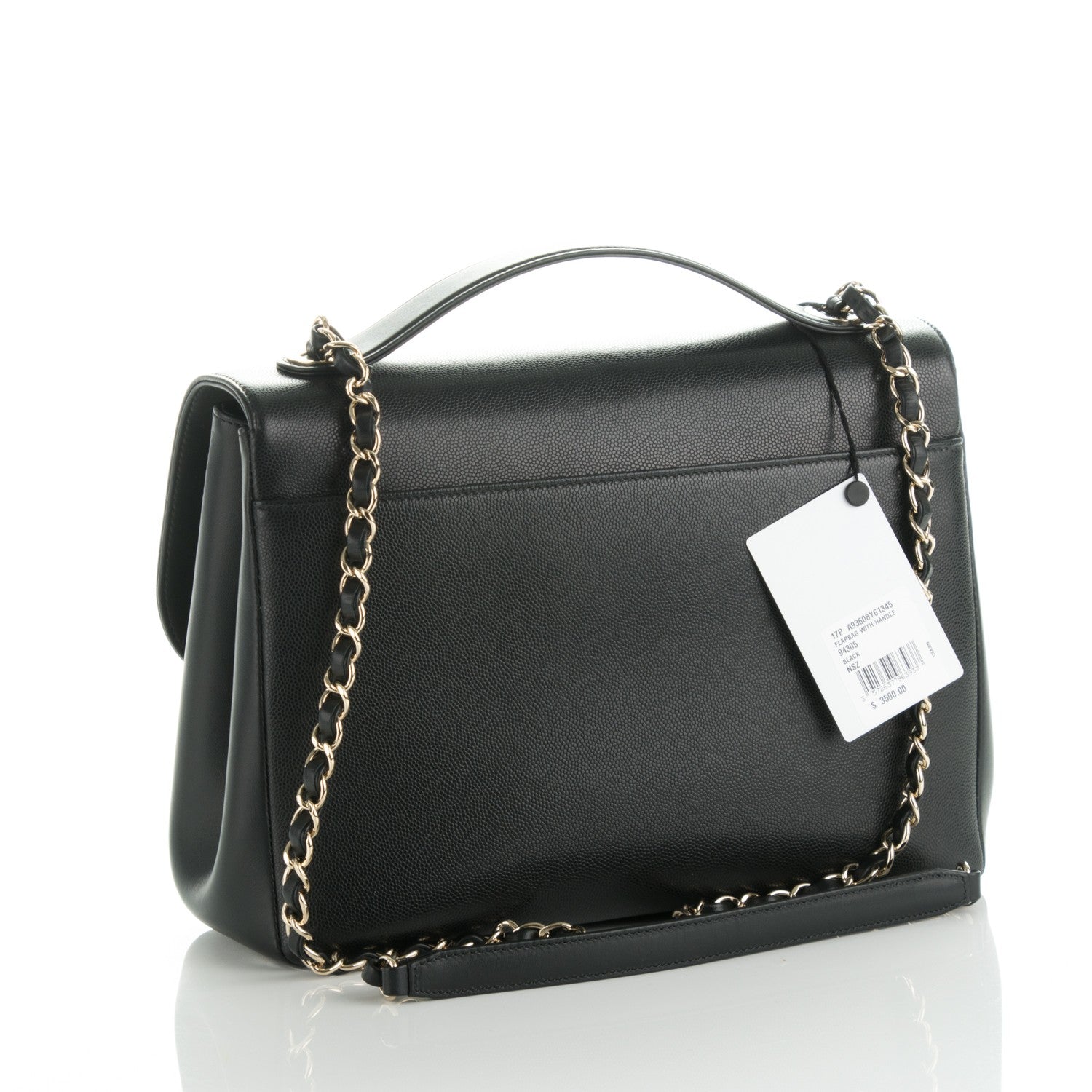 Chanel Caviar Quilted Large Business Affinity Flap Black 3 of 7