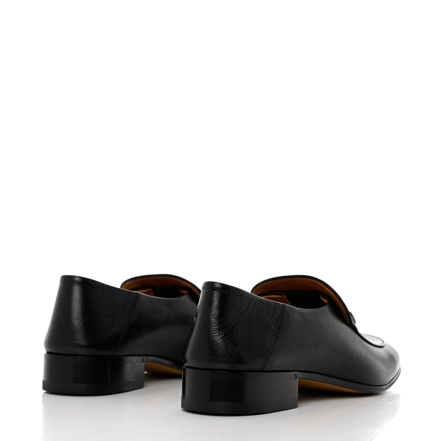Gucci Goatskin Mens Horsebit Loafers 8 Black 4 of 13