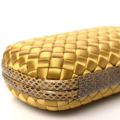 Bottega Veneta Satin Intreccio Impero Ayers Knot Clutch Duchesse 8 of 9
