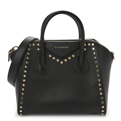 Givenchy Smooth Calfskin Small Studded Antigona Black 1 of 8